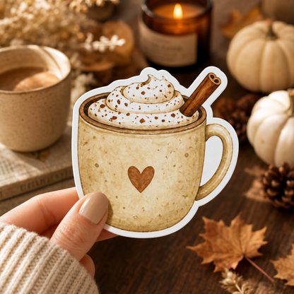 Pumpkin Spice Latte Sticker