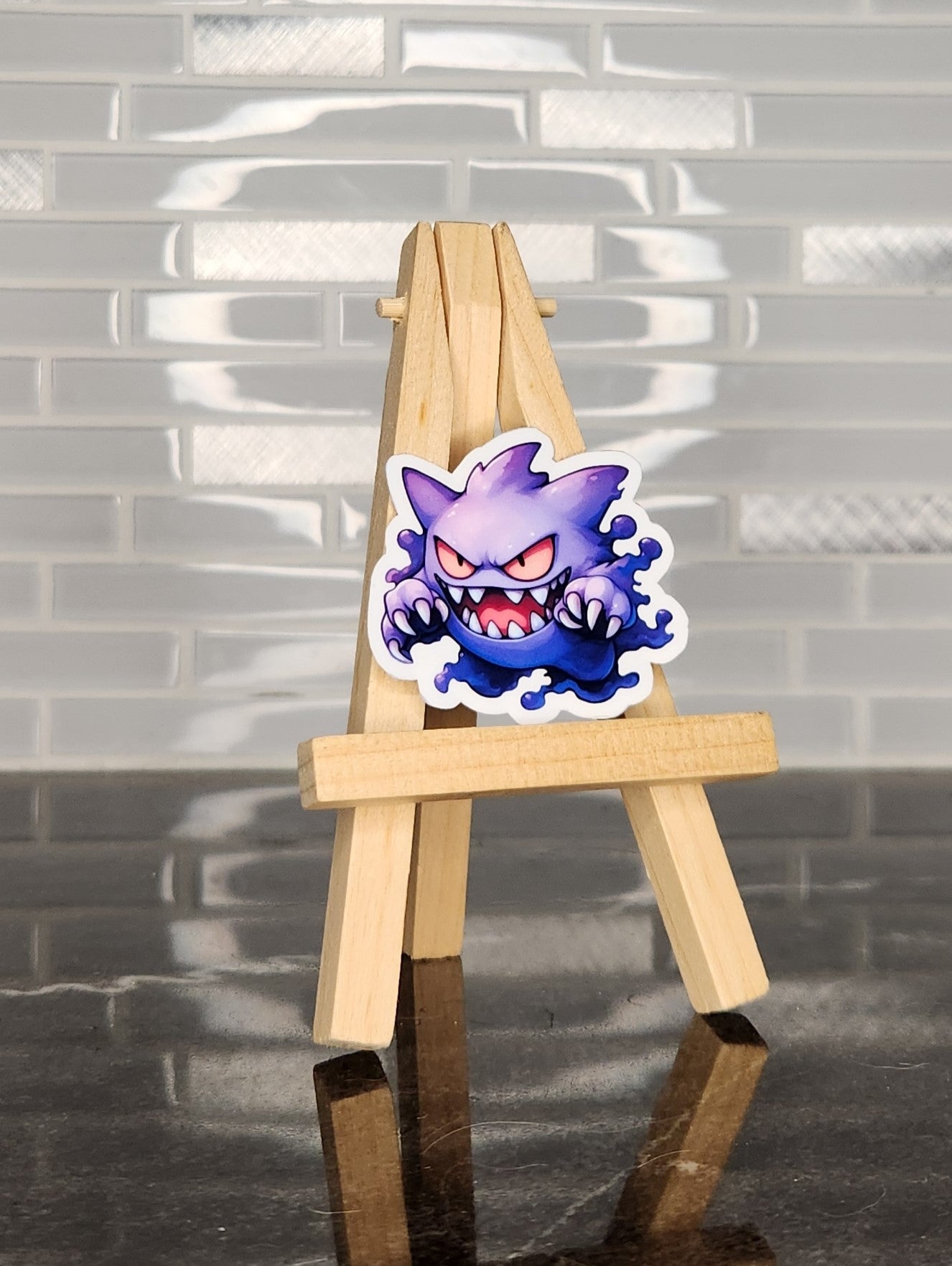 Gengar, Pokemon, WATERPROOF VINYL STICKER