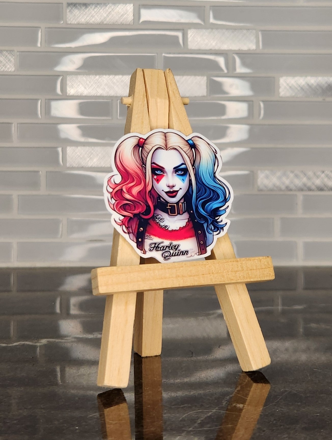 Harley Quinn, DC, WATERPROOF VINYL STICKER