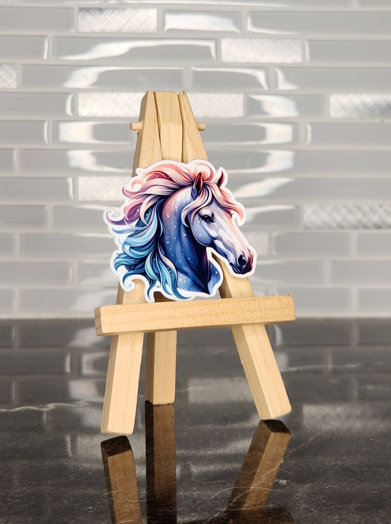 White Horse, WATERPROOF VINYL STICKER