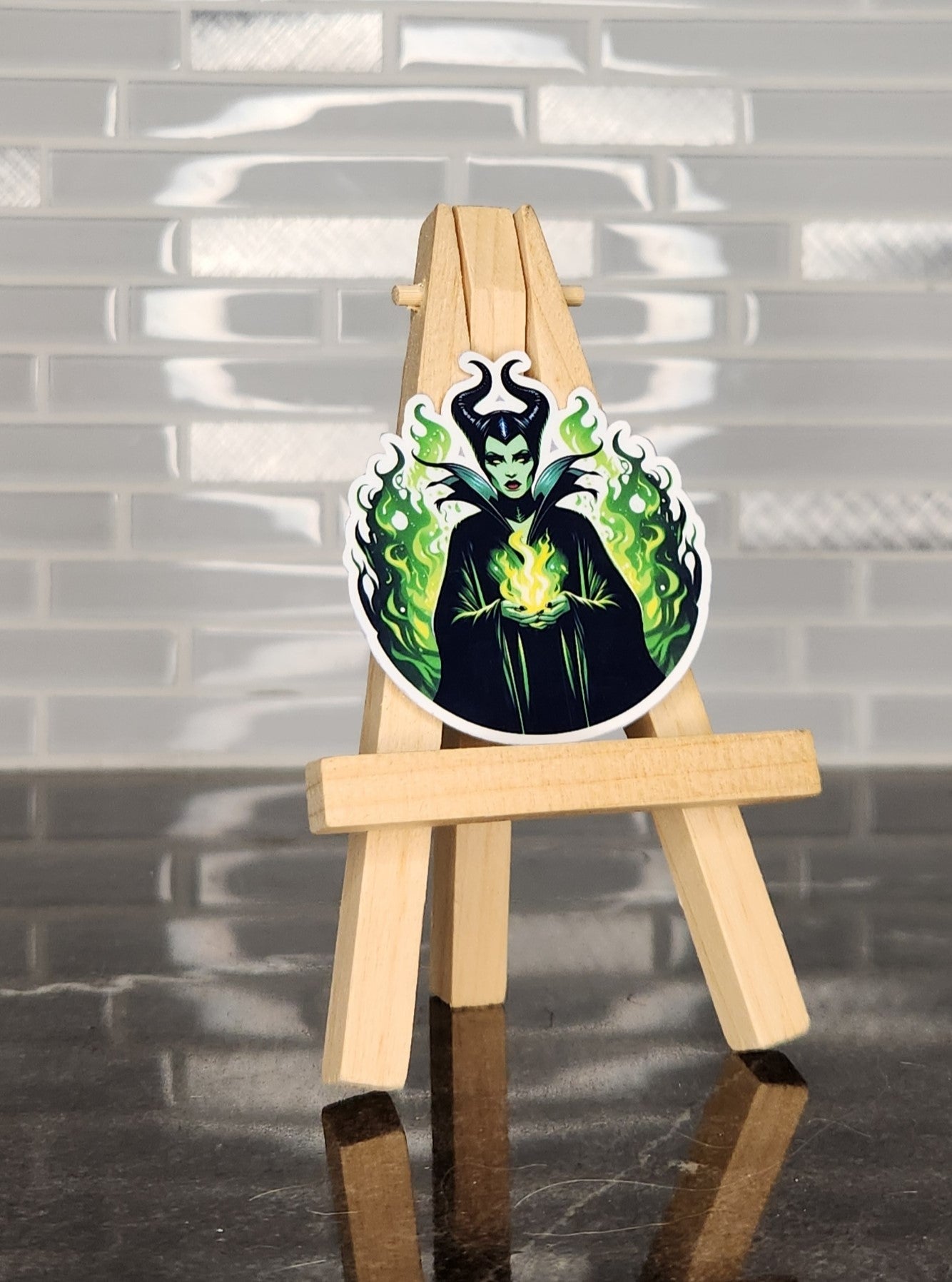 Maleficent, WATERPROOF VINYL STICKER