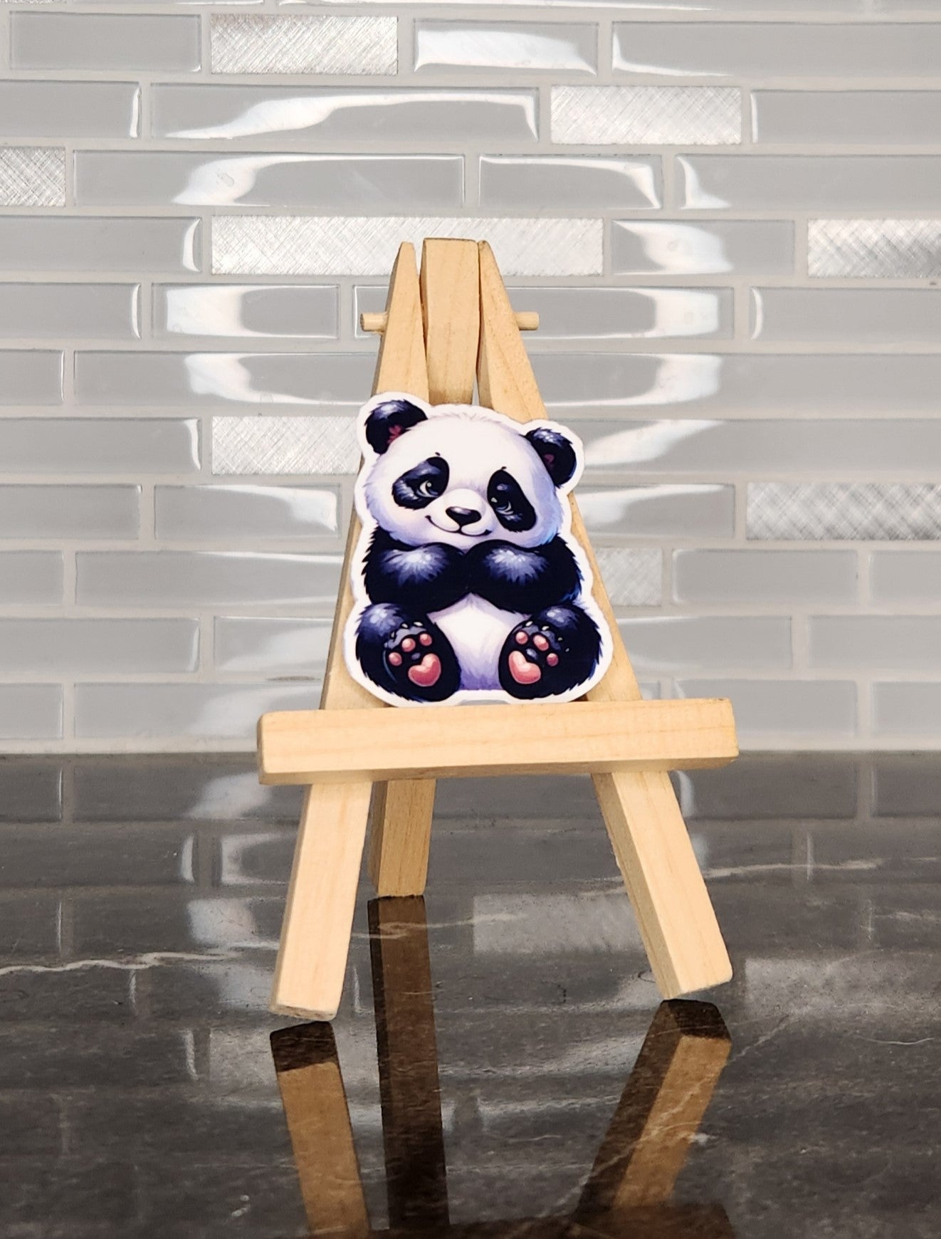 Panda, WATERPROOF VINYL STICKER