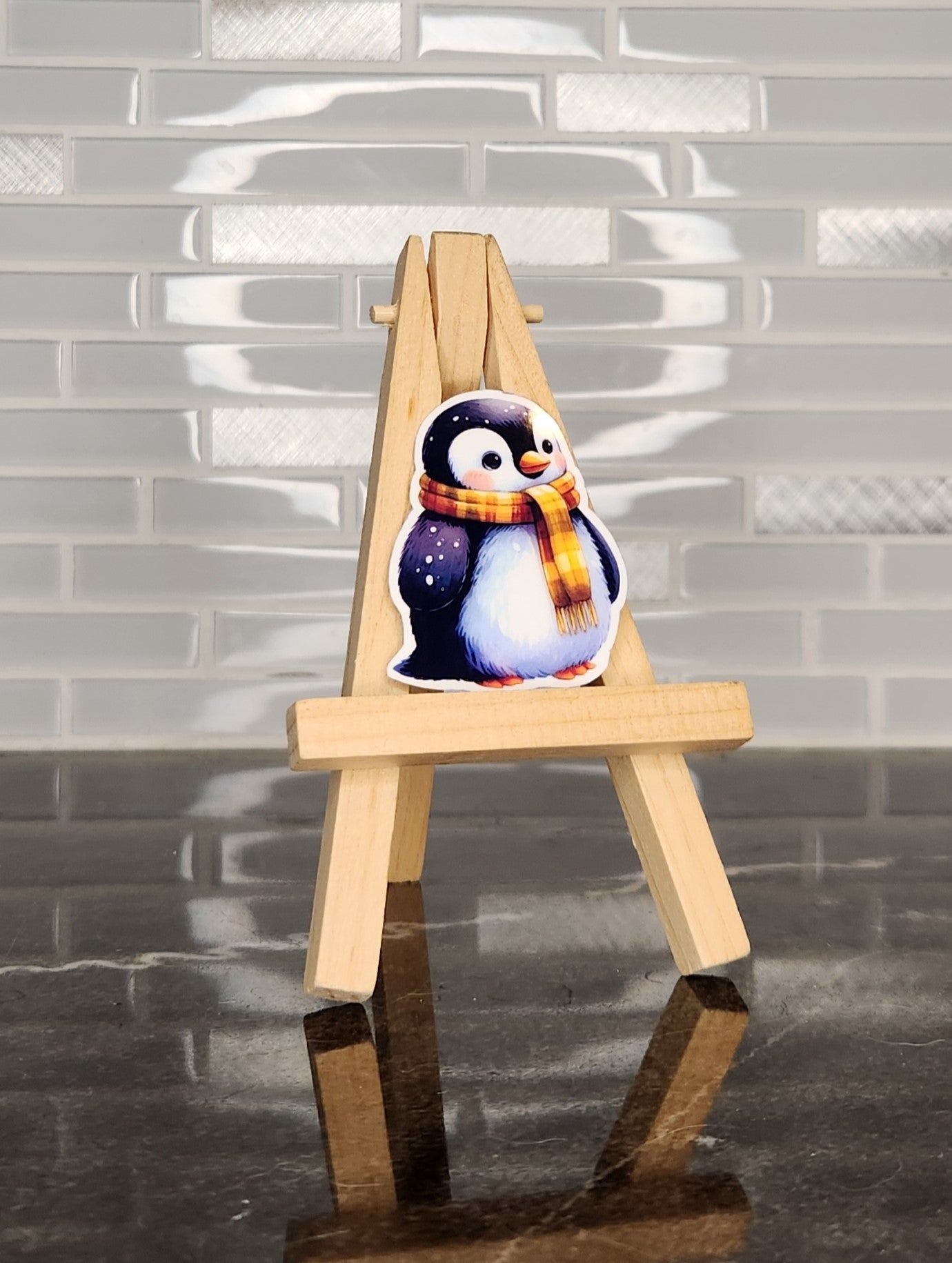 Penguin, WATERPROOF VINYL STICKER