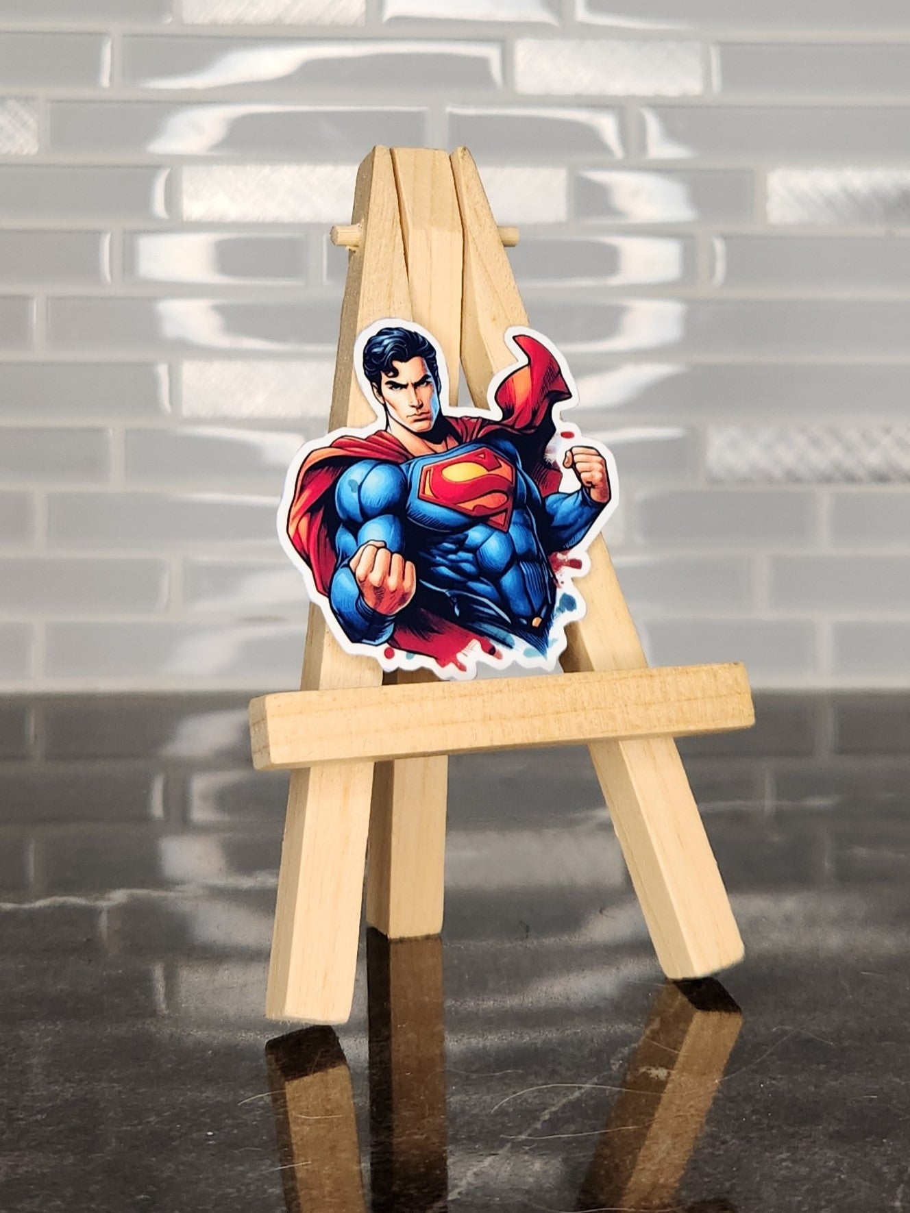 Superman, WATERPROOF VINYL STICKER