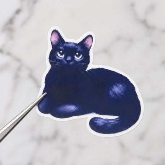 Black Cat — Waterproof Vinyl Sticker