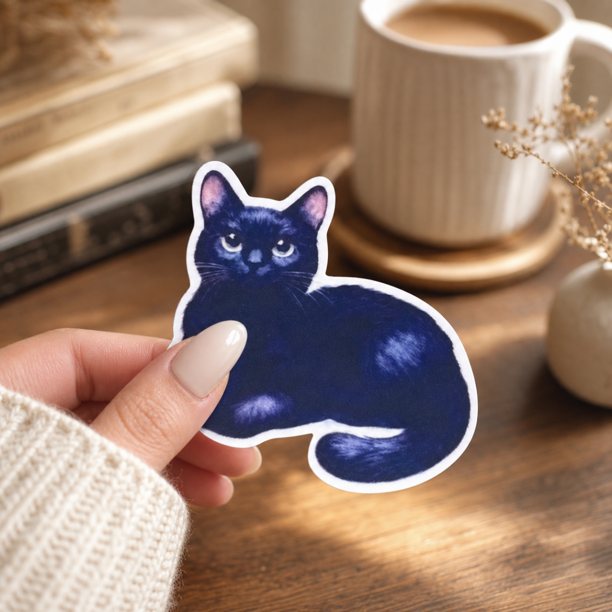 Black Cat Sticker