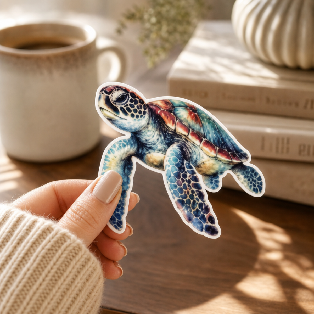Sea Turtle — Waterproof Vinyl Sticker