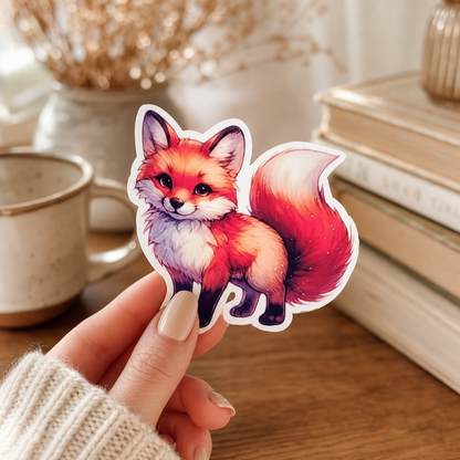 Fox — Waterproof Vinyl Sticker