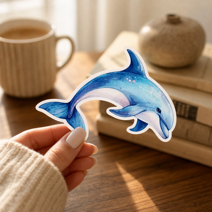 Dolphin — Waterproof Vinyl Sticker