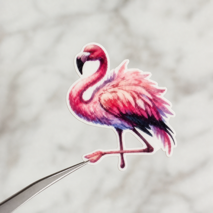 Flamingo — Waterproof Vinyl Sticker
