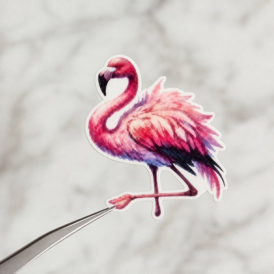 Flamingo — Waterproof Vinyl Sticker