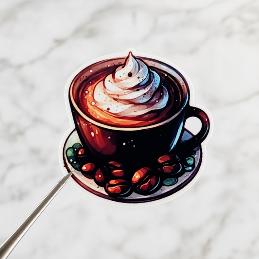 Coffee — Waterproof Vinyl Sticker
