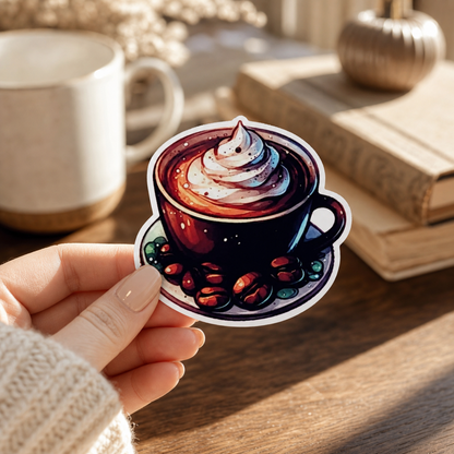 Coffee — Waterproof Vinyl Sticker