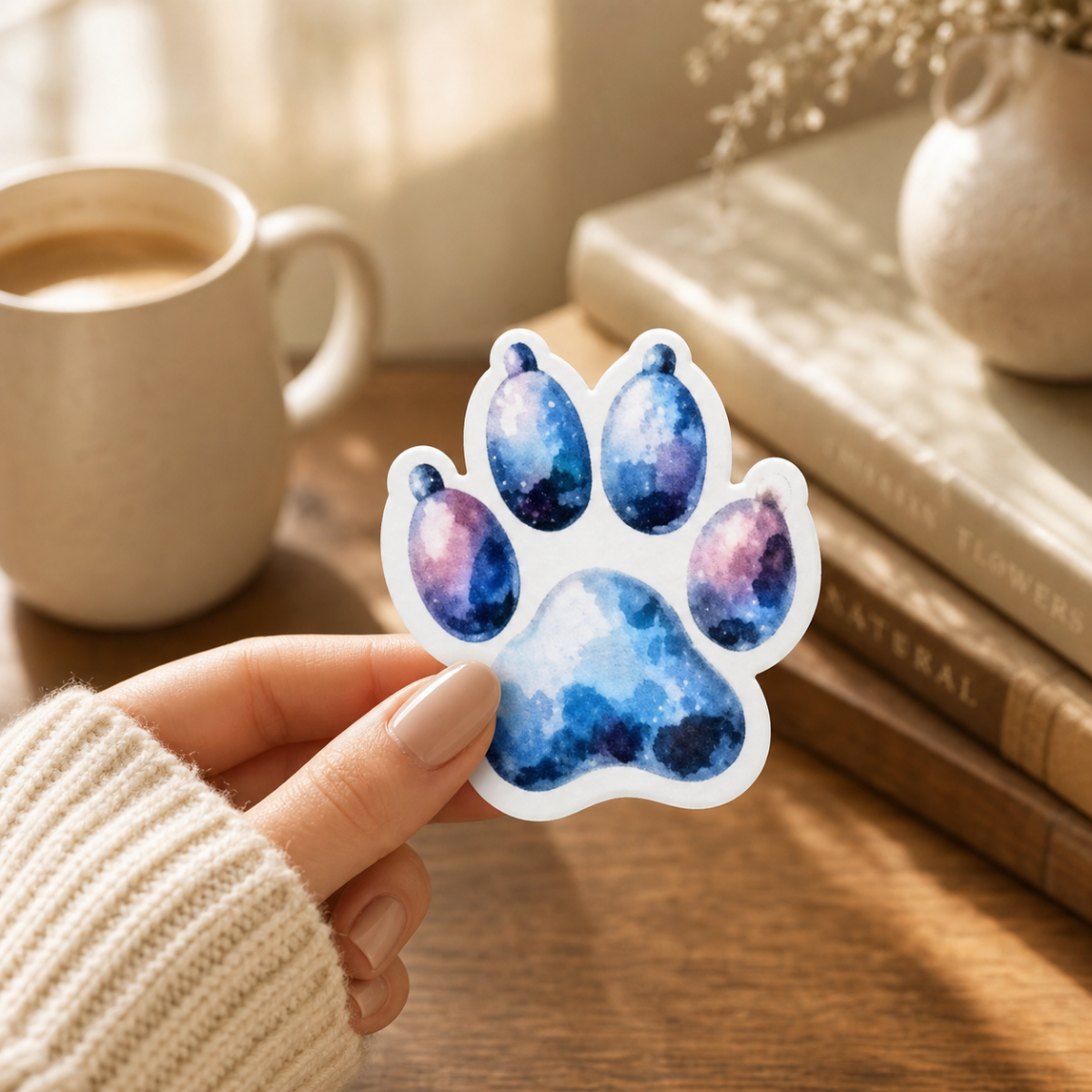 Paw Print — Waterproof Vinyl Sticker