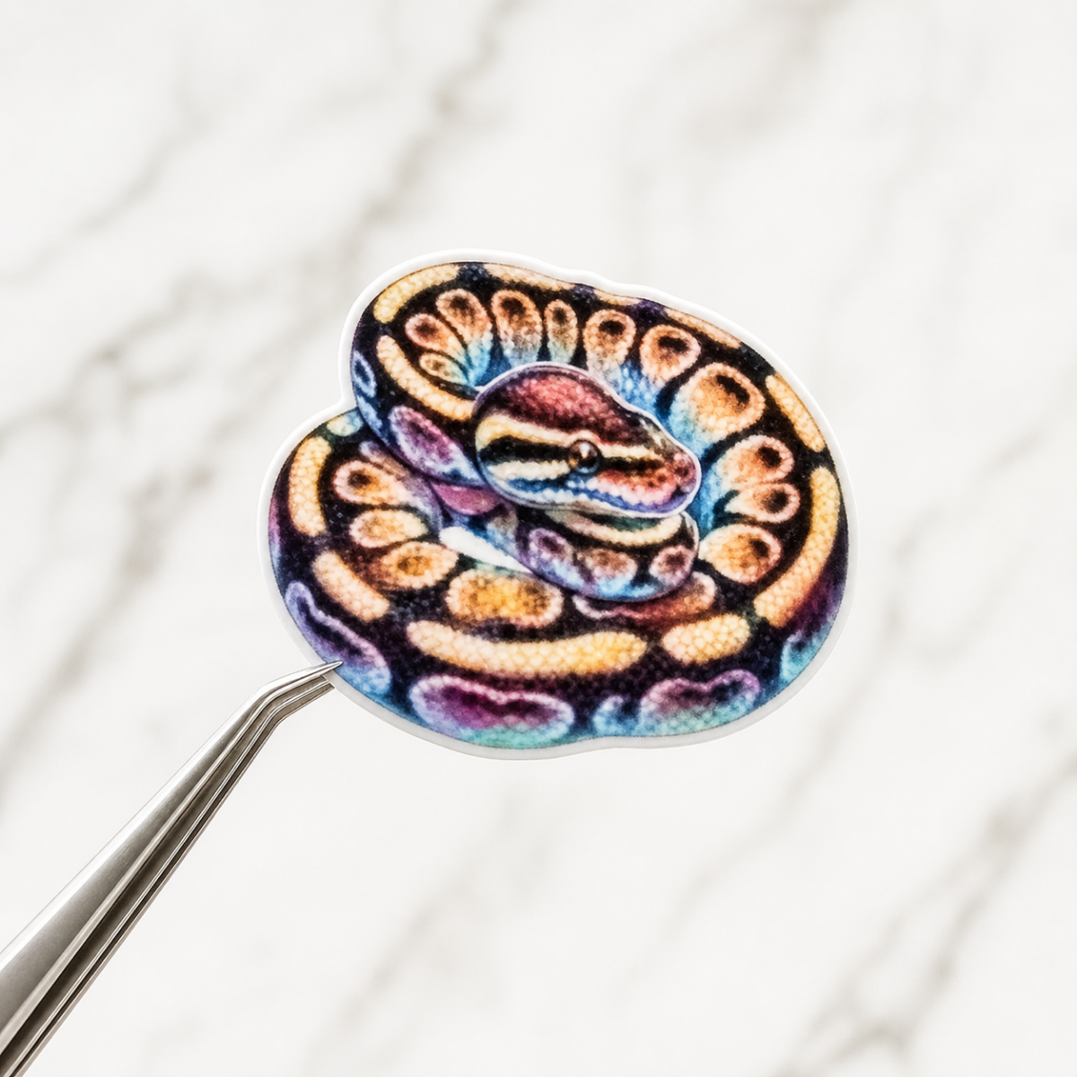 Ball Python — Waterproof Vinyl Sticker