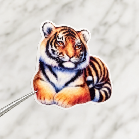 Tiger — Waterproof Vinyl Sticker