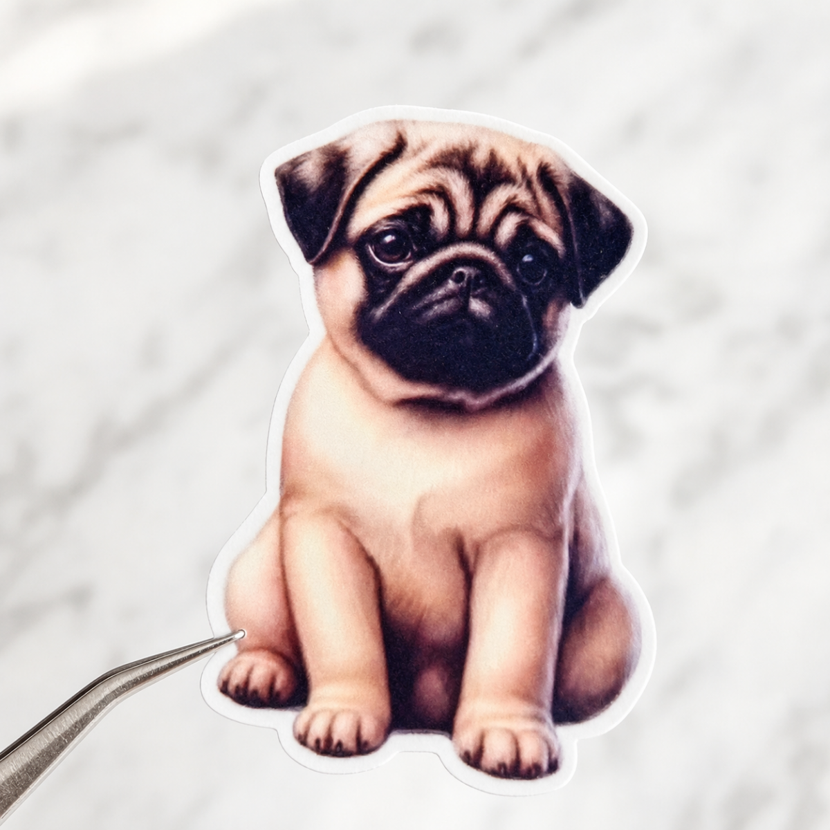Pug — Waterproof Vinyl Sticker