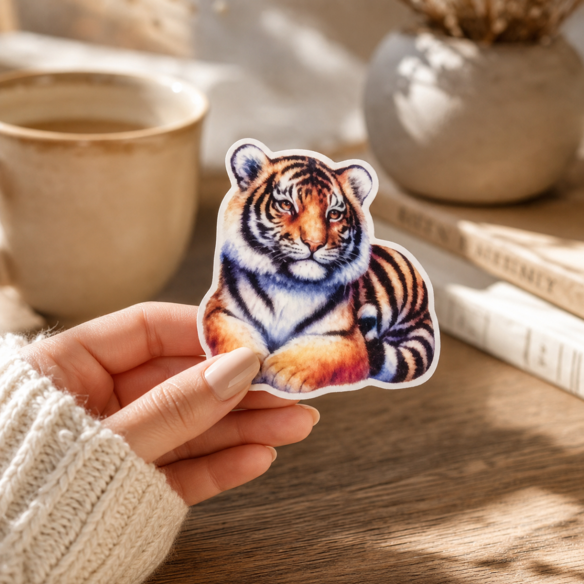 Tiger — Waterproof Vinyl Sticker