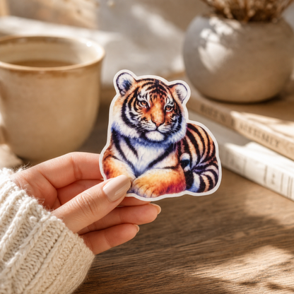 Tiger — Waterproof Vinyl Sticker