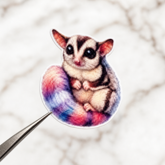 Sugar Glider — Waterproof Vinyl Sticker