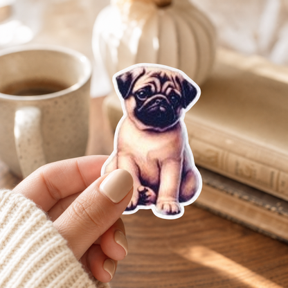 Pug — Waterproof Vinyl Sticker