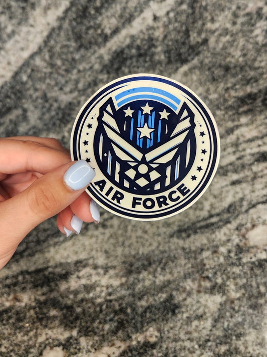 US AIR FORCE, WATERPROOF VINYL STICKER